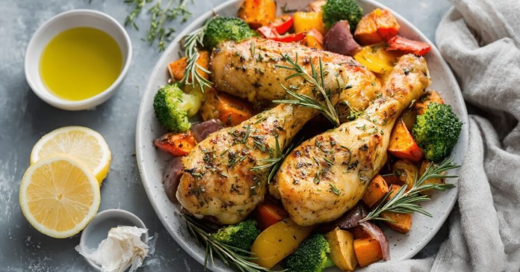 Nutrition Information for Baked Chicken Legs