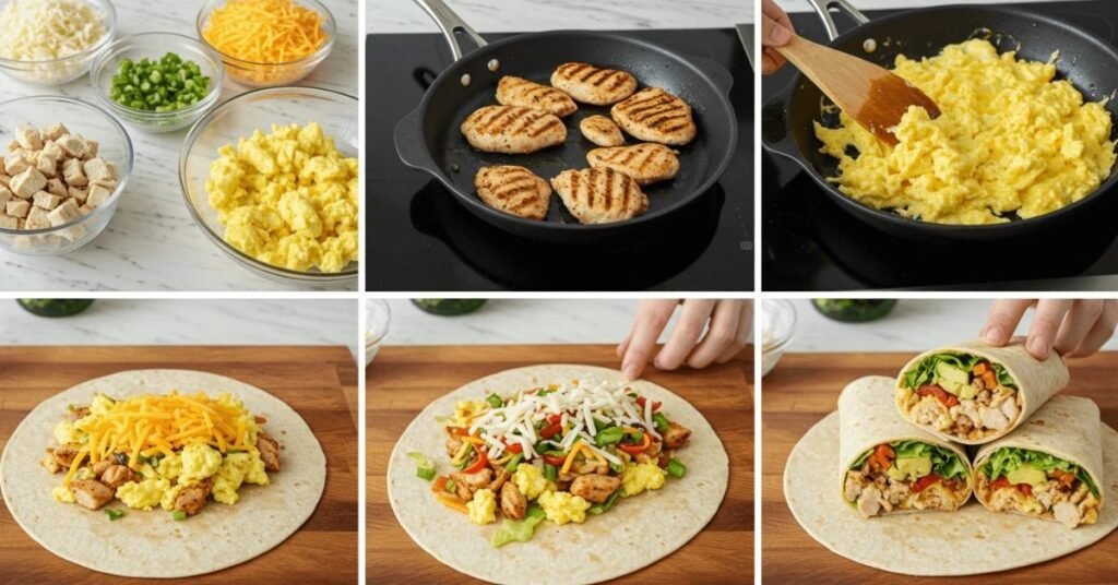 Step by Step Instructions for Making the Ultimate Chicken Burrito Recipe
