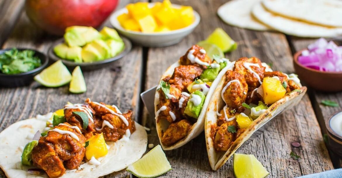 spicy tikka chicken velvet taco