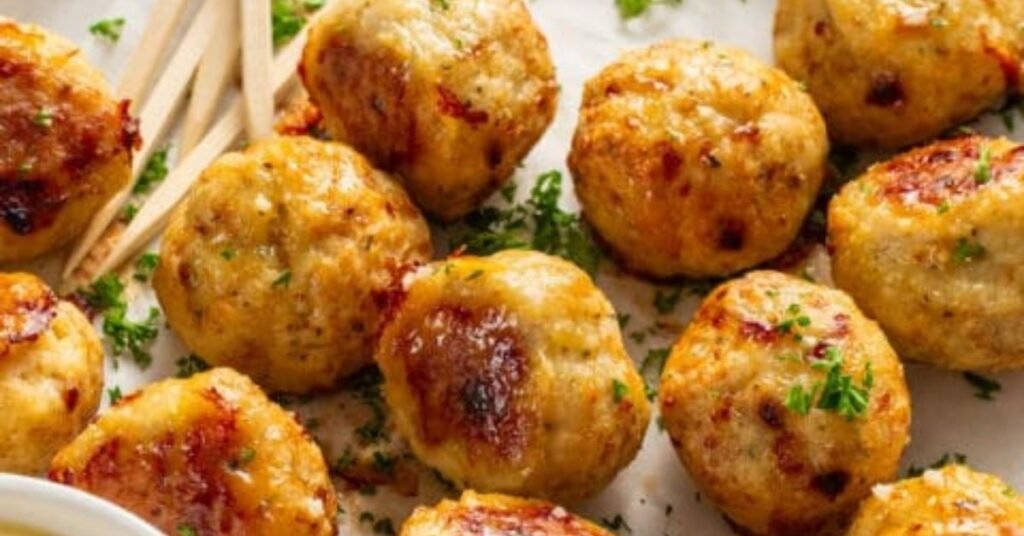 Italian Chicken Meatballs Recipe