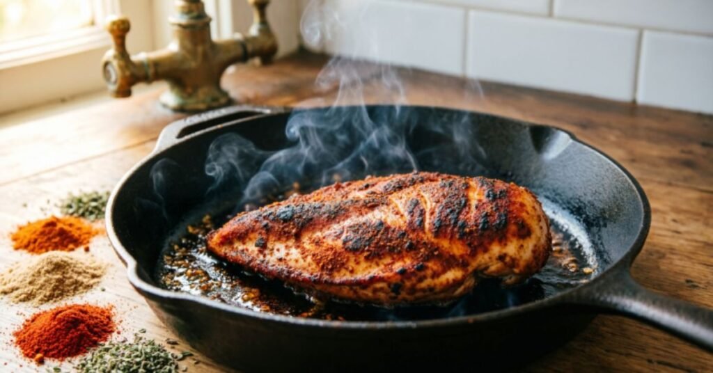 WHAT IS BLACKENED CHICKEN?