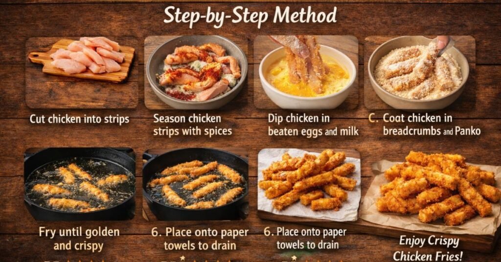fried chicken fries recipe