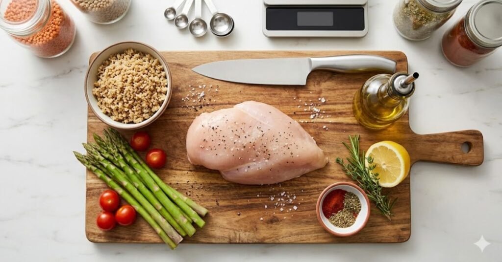 healthy food chicken breast