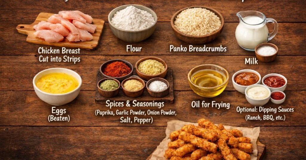 fried chicken fries recipe