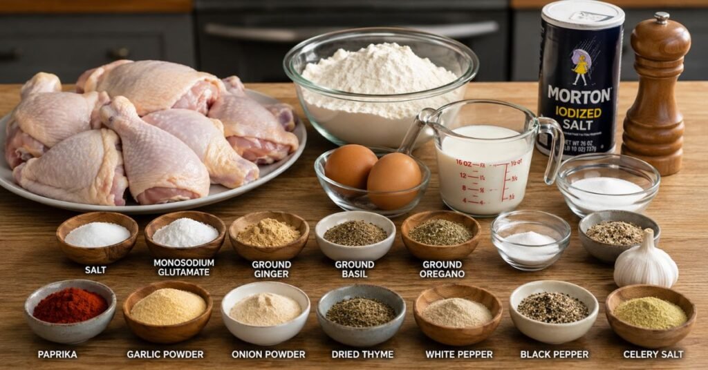 recipe for kfc original fried chicken