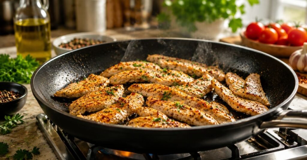 thin sliced chicken breast recipes
